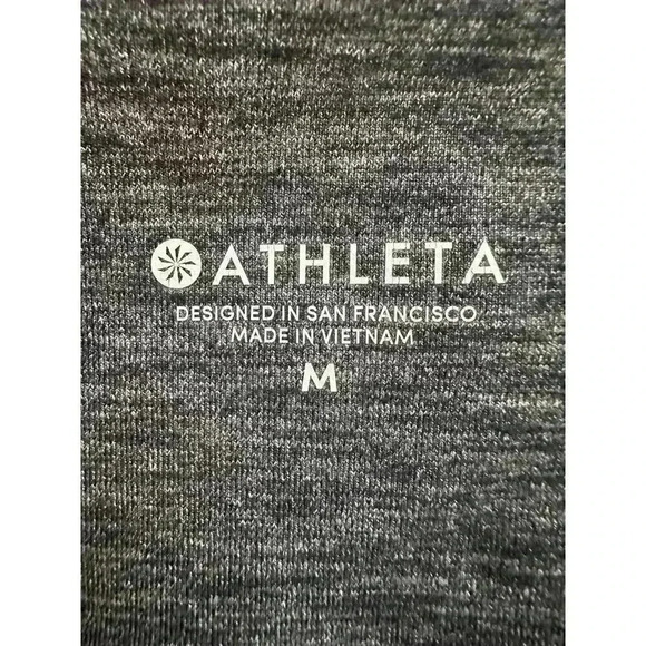 Athleta Excursion Hybrid Tight Grey Heathered  Leggings Size M - Picture 5 of 6